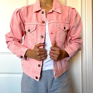 NWT LEVI’s PINK DENIM JACKET - Size SMALL - NWT